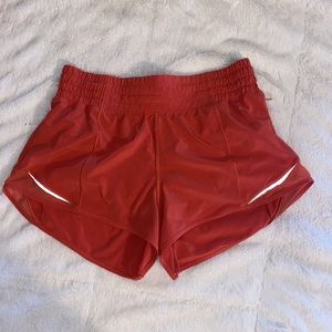 Lululemon High Rise Hotty Hot shorts